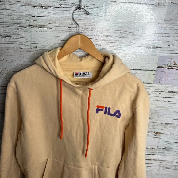 FiLA yellow hoodie sweater  size small - Picture 2 of 9